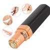 Hair Remover for Women, LipstickShaped Hair Remover with LED Light Compact Mini Electric Hair Removal Machine for Women, with LED Light, for Fullbody Use (Gloss Black) view 4