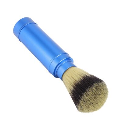 Garosa Portable Shaving Brush Men, Brush Soft Brush Hair, Ergonomic Handle, Aluminum Material, for Daily Use, Easy to Carry