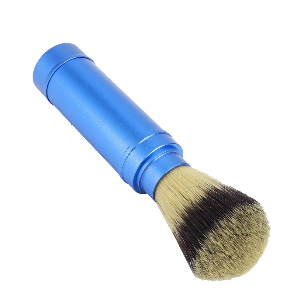 Garosa Portable Shaving Brush Men, Brush Soft Brush Hair, Ergonomic Handle, Aluminum Material, for Daily Use, Easy to Carry