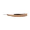 DOVO Straight Razor EDO For Men | 5/8 Carbon Steel Blade | Full Hollow Ground | Ultra Compressed Maple Wood Handle | Made In Germany view 3