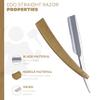 DOVO Straight Razor EDO For Men | 5/8 Carbon Steel Blade | Full Hollow Ground | Ultra Compressed Maple Wood Handle | Made In Germany view 4