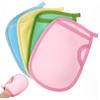 AUTSUPPL 4pcs Bath Scrubber Glove Exfoliating Mitts Massage Gloves for Body Scrubbing view 1