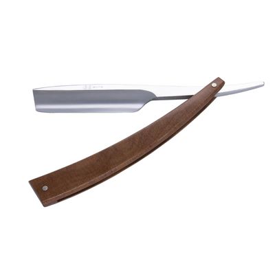 DOVO Straight Razor EDO For Men | 5/8 Carbon Steel Blade | Full Hollow Ground | Ultra Compressed Beech Wood Handle | Made In Germany