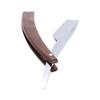 DOVO Straight Razor EDO For Men | 5/8 Carbon Steel Blade | Full Hollow Ground | Ultra Compressed Beech Wood Handle | Made In Germany view 2