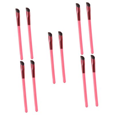 NOLITOY 10pcs Eyebrow Makeup Brushes Angled Brow Brush for Precise Application for Eye Makeup and Brow Grooming Portable Cosmetic Tools for Women and Girls
