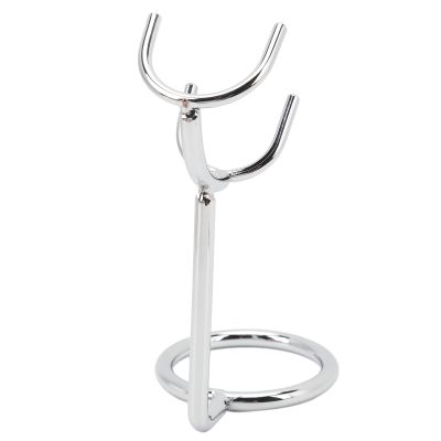 Stainless Steel Shaving Holder Stand Simple Universal Multifunctional for Bathroom