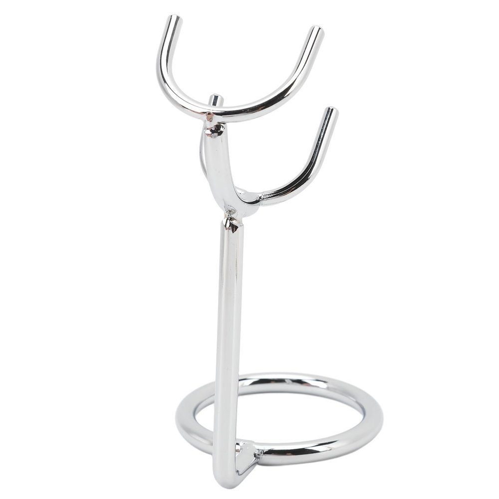 Stainless Steel Shaving Holder Stand Simple Universal Multifunctional for Bathroom