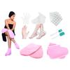 STYLIST | Application Kit for Hand Silk and Foot Silk with Paraffin, Paraffin Application Kit, Glove and Mitt Kit, Poly-paper Gloves and Booties, Applicator Brush view 1