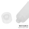 NOLITOY 50pcs Travel Cream Tubes Refillable Empty Lotion Squeeze Containers for Shampoo Toothpaste More Leakproof Screw Cap Each for Toiletries and Projects view 4