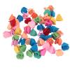 100pcs Mini Heart Claw Clips Cute Hairpin Hair Accessories for Girls Children Colorful Hair Clamps view 1