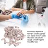 150Pcs Sanding Bands for Nail Drill, Professional Sanding Bit Nails, Nail Sanding Bands, 4 Color Coarse Fine Grit Sand Set, 80#150#240 for Remove Acrylic Nails Gel, Cuticle Dead (Pink) view 2