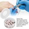150Pcs Sanding Bands for Nail Drill, Professional Sanding Bit Nails, Nail Sanding Bands, 4 Color Coarse Fine Grit Sand Set, 80#150#240 for Remove Acrylic Nails Gel, Cuticle Dead (Pink) view 4
