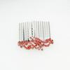 Faship Gorgeous Coral Crystal Floral Hair Comb view 3