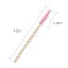 300PCS Disposable Mascara Wands Spoolie Brush Bamboo Eyebrow Brushes Eyelash Extension Applicator Makeup Kits.myaokue-up(Pink) view 2