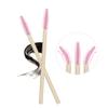 300PCS Disposable Mascara Wands Spoolie Brush Bamboo Eyebrow Brushes Eyelash Extension Applicator Makeup Kits.myaokue-up(Pink) view 3
