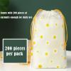200pcs Transparent Disposable Earmuffs with Drawstring Storage Bag Waterproof Ear Covers for Hair Dye, Shower, Bathing view 2