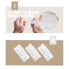 200pcs Transparent Disposable Earmuffs with Drawstring Storage Bag Waterproof Ear Covers for Hair Dye, Shower, Bathing view 4