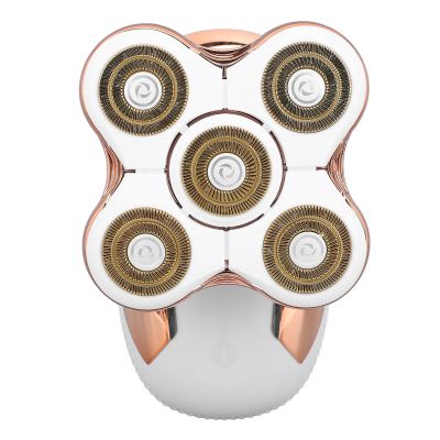 5 Blades Women Hair Remover USB Rechargeable Washable Electric Trimmer for Underarms Legs