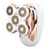 5 Blades Women Hair Remover USB Rechargeable Washable Electric Trimmer for Underarms Legs view 3