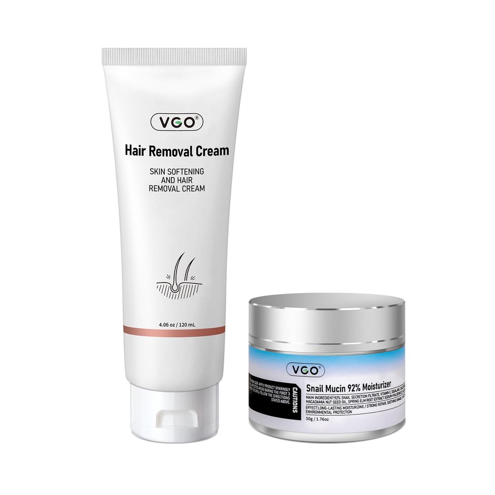 VGO Hair Removal Cream + VGO Snail Mucin 92% Moisturizer