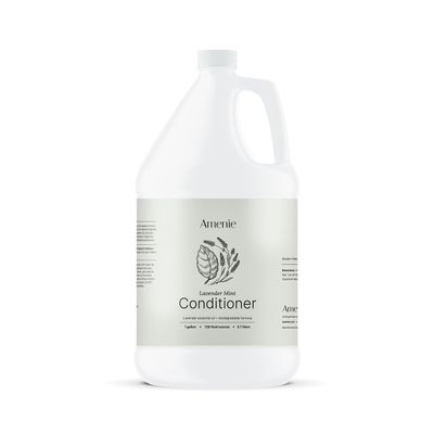 Amenie Lavender Mint Conditioner - 1 Gallon, Deep Conditioning & Hydrating, Paraben-Free & Vegan, For Smooth, Silky Hair