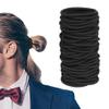 100 PCS Black Elastic Hair Ties Bulk Ponytail Holders for Medium to Thick Hair Easy to Use and Remove No Snagging view 2