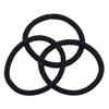 100 PCS Black Elastic Hair Ties Bulk Ponytail Holders for Medium to Thick Hair Easy to Use and Remove No Snagging view 3