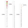 300 PCS Eyelash Extension Supplies Kit, Disposable Micro Swab, Crystal Eyebrow Spoolie Lash Brush, Lip Brush, Mascara Wand Applicatorr(colorful+black) view 2