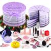 Color Nymph Makeup Advent Calendar 2025, 24 Days Advent Calendar Mystery Box for Christmas, Makeup Gift Sets - Xmas Beauty Countdown Calendar Cosmetics Kit for Women Girls Teens Daughters #Purple view 1