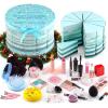 Color Nymph Makeup Advent Calendar 2025, 24 Days Advent Calendar Mystery Box for Christmas, Makeup Gift Sets - Xmas Beauty Countdown Calendar Cosmetics Kit for Women Girls Teens Daughters #Mint Green view 1