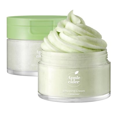 Ariul Apple Cider Whipping Cream Cleanser Effective Pore Cleansing, Refreshing & Balancing, Rich Foam with Natural Ingredients, Korean Skin Care, 100g / 3.38 oz