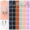 30 Set Manicure Kit Bulk Nail Clippers 7 in 1 Mini Nail Clippers Stainless Steel Professional Care Pedicure with Travel Bag Grooming Kit for Christmas Women Men Home(Retro Color,Stylish) view 1