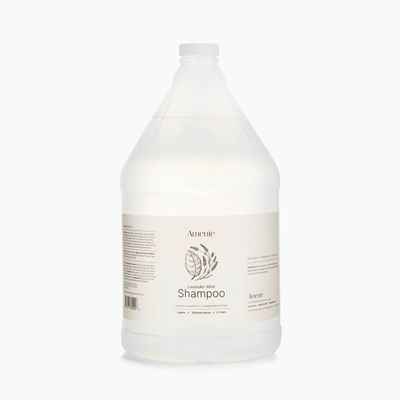 Amenie Lavender Mint Shampoo - 1 Gallon, Rejuvenating Spa-Worthy Elixir with Organic Olive Oil & Aloe Vera, Paraben-Free & Vegan, For Soft, Vibrant Hair