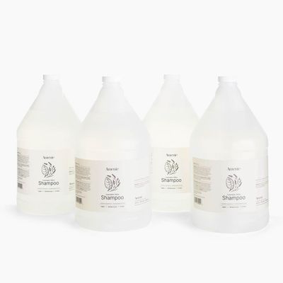 Amenie Lavender Mint Shampoo - Case of 4 Gallons, Rejuvenating Spa-Worthy Elixir with Organic Olive Oil & Aloe Vera, Paraben-Free & Vegan, For Soft, Vibrant Hair