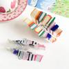 Book Hair Claw Clips, Colorful Book Hair Clips,teacher Hair Clips Cute Back To School Hair Clips (Orange+Pink) view 2