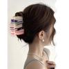Book Hair Claw Clips, Colorful Book Hair Clips,teacher Hair Clips Cute Back To School Hair Clips (Orange+Pink) view 3