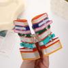 Book Hair Claw Clips, Colorful Book Hair Clips,teacher Hair Clips Cute Back To School Hair Clips (Orange+Pink) view 4
