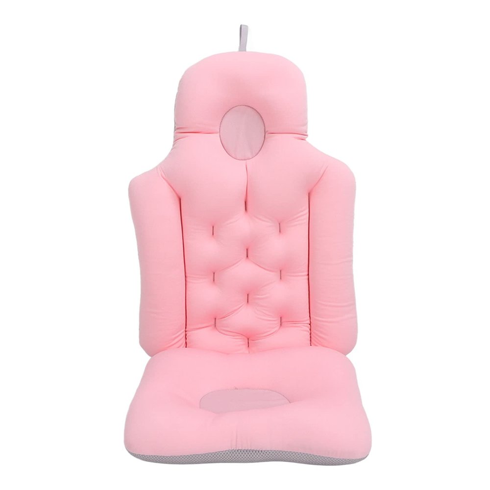 Bath Pillow Body Bath Pillow Head Rest Pillow Soft Body Bath Pillow, Bath Tub Pillow,Spa Bathtub Pillow Ergonomic Cushion for Head Neck Shoulder Bathtub SPA (Pink)