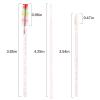 300 PCS Eyelash Extension Supplies Kit, Disposable Micro Swab, Crystal Eyebrow Spoolie Lash Brush, Lip Brush, Mascara Wand Applicatorr(colorful+light pink) view 2