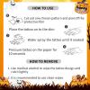 30 Sheets Halloween Stitches Tattoo Stickers Fake Scar Temporary Tattoos Sticker Cosplay Party Makeup Accessories for Halloween Party Costume view 4