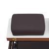 Beauty Salon Nail Foot Bath Spa Portable Trolley Cart for Foot Rest Pedicure Manicure Funiture Massage Table Salon SuppliesWith 4 universal wheelsbrown view 3