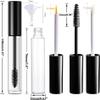 3Pcs 10ml Empty Mascara Tube, TSA Approved Eyeliner Tube Lip Gloss Tubes Eyelash Cream Container Bottle with Funnels Transfer Pipettes view 2