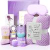 Valentines Day Gifts for Her Women Daughter Girlfriend Wife, Happy Birthday Gifts for Women Mom Her Friend Sister Wife Grandma, Self Care Gift Get Well Relaxing Spa Galentines Day Gift Basket Set view 1