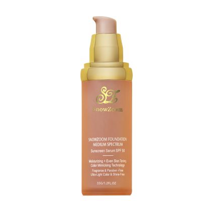 4 in 1 Foundation Colour Changing Liquid - Hydrating Medium/Light full coverage concealer with SPF 50+ Inspired -Longwearing & Waterproof-Care makeup 1oz(30ml)