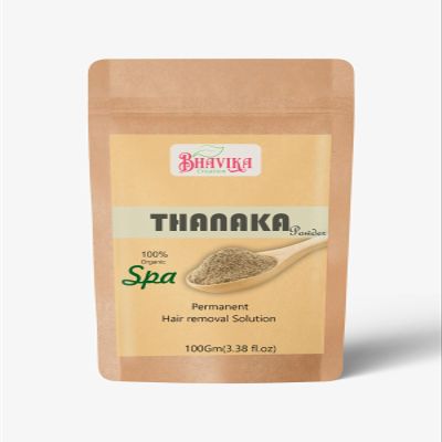 Organic Thanaka Powder for Hair Removal, 100Gm (3.38 fl.oz)