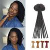Micro Loc Extensions Human Hair 0.2 cm 10 Inch 10 Strands Dreadlock Extensions Human Hair Loc Extensions Dreads Extensions for Men Women Real Human Hair Locs 1B Natural Black Handmade Permanent Locs view 1