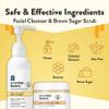 ECZEMA HONEY Brown Sugar Face & Body Scrub & Oatmeal Facial Cleanser  Soothes Eczema, Prevents Breakouts, & Nourishes Skin - Natural & Gentle Exfoliating Scrub & Face Wash for Dry, Itchy Skin view 2