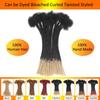 0.4 cm Loc Extensions Human Hair 8 Inch 30 Strands T1B/613 Ombre Blonde Dreadlock Extensions Human Hair Locs Extensions Dreads Extensions for Men Women Real Human Hair Locs Handmade Permanent Locs view 4