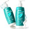 Biotin Rice Water Shampoo and Conditioner Set - Sulfate-Free Formula  Dual Bottle - Made with Collagen, Keratin, and Jojoba to Promote Strength, Shine, and Growth 16 Fl Oz 2 PK view 1