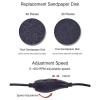 WATYE Summe Electric Foot File, Adjustable Rotatable Electronic Foot Dead Skin Remover, Callus Remover Tool for Home & Nail Salon, Pedicure Care Tool for Men Women, Dynamic Nail Supply view 3